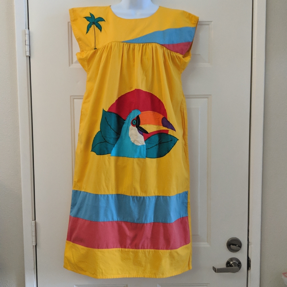 ❌SOLD❌Vintage color block dress